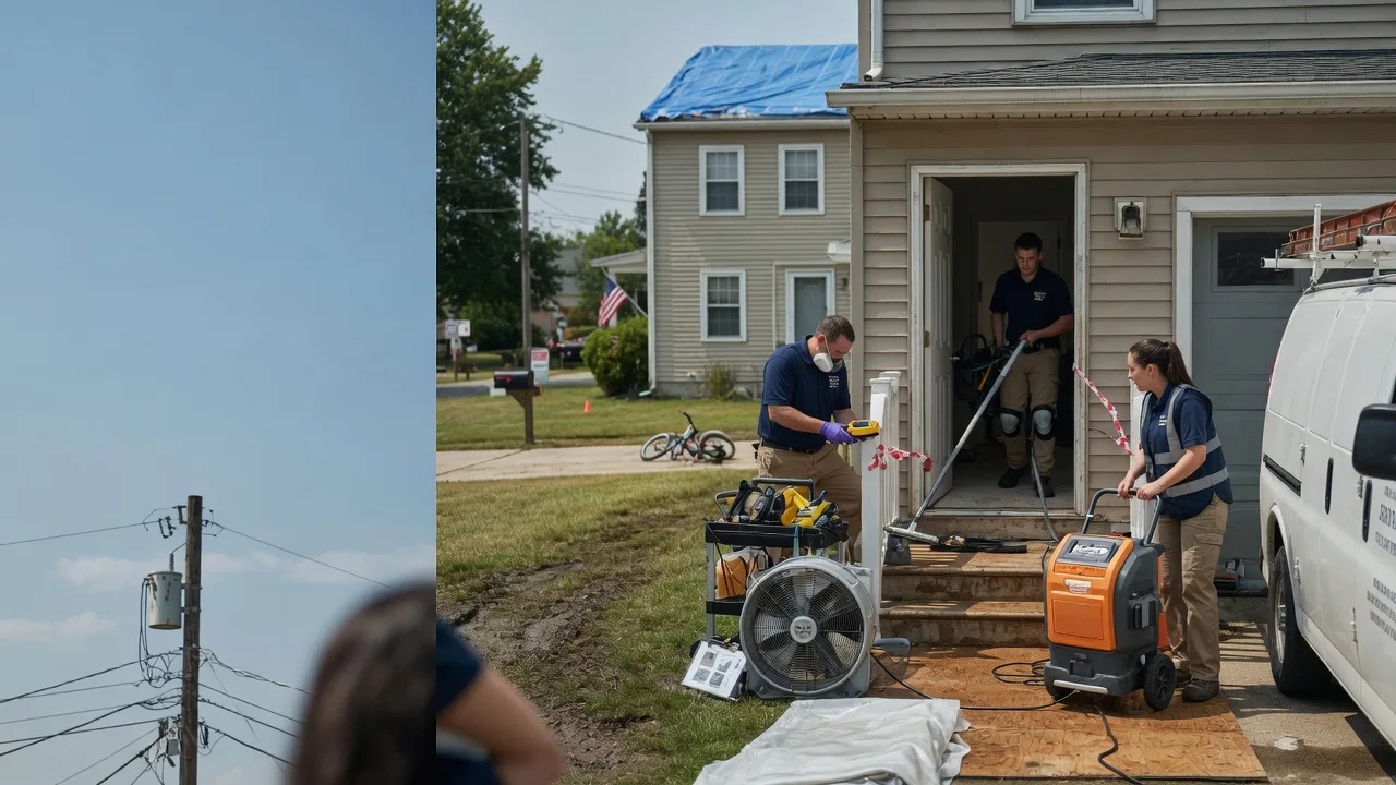 Water Damage Repair in Evansville, IL near me